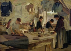 Ironing Workshop in Trouville, 1888